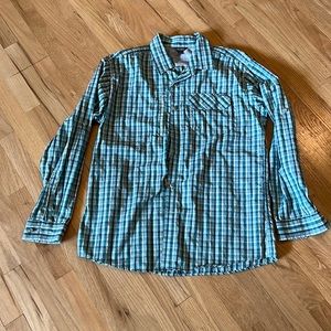 Eddie Bauer men’s casual hiking shirt. Large - Long sleeve.